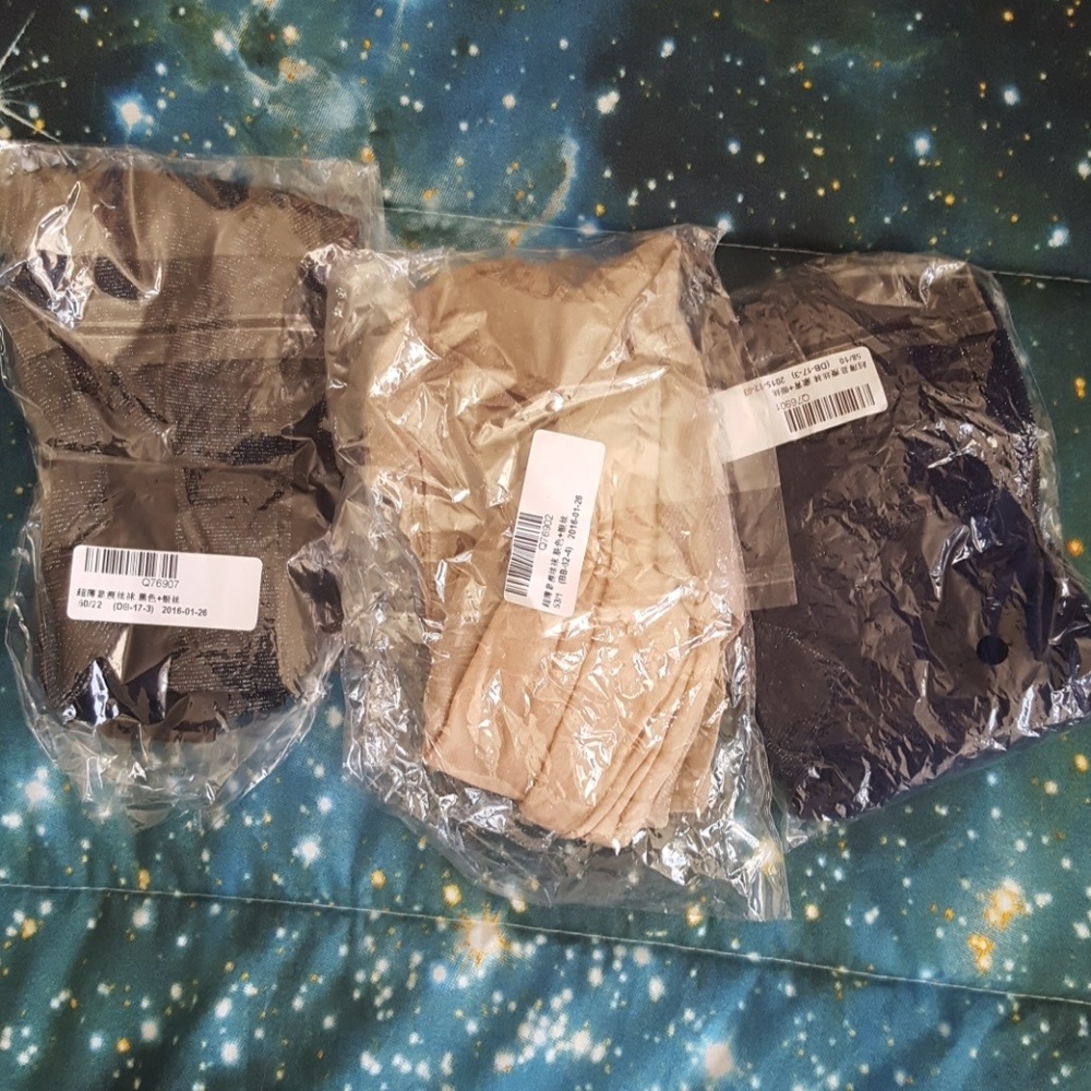 NWT Glitter translucent pantyhose